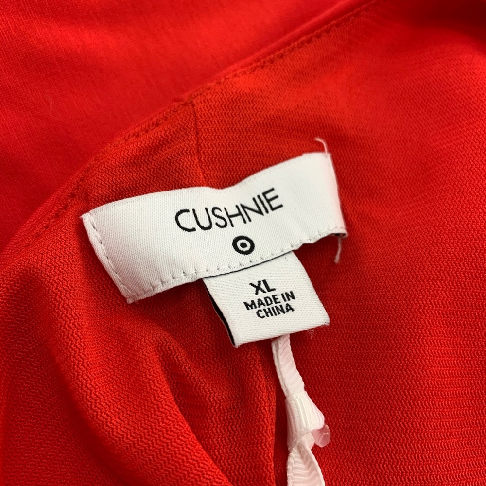 NWT Cushnie x Target Red Asymmetrical Dress XL,1X - Picture 9 of 10